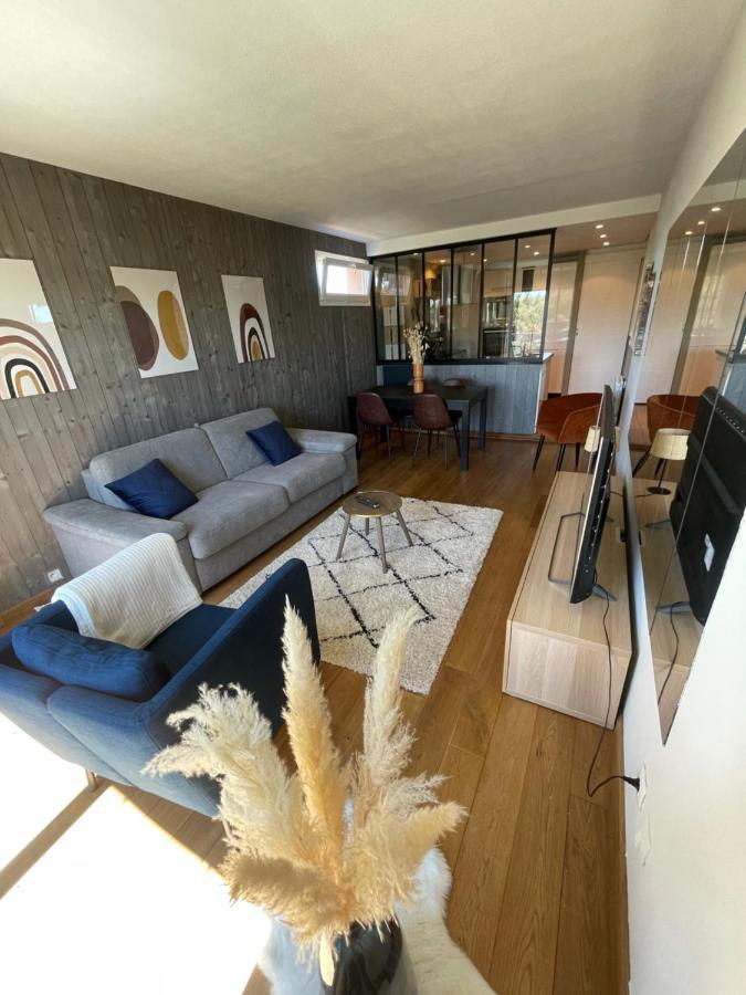 Mizar, Joli Appt Renove Avec Parking Et Balcon Apartman Courseulles-sur-Mer Kültér fotó
